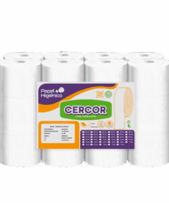 PAPEL HIGIÉNICO CERCOR 24 ROLLOS 15 METROS