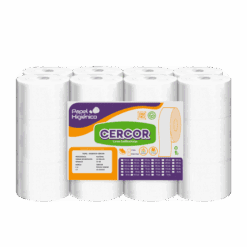 PAPEL HIGIÉNICO CERCOR 24 ROLLOS 20 METROS