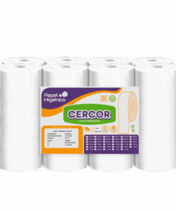 PAPEL HIGIÉNICO CERCOR 24 ROLLOS 20 METROS
