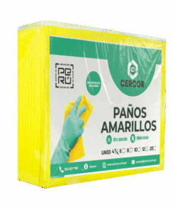 PAÑO AMARILLO CERCOR 4 UND