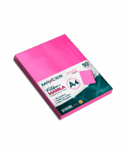 FOLDER MANILA NEON MAXCER COLORES A4 25 UND