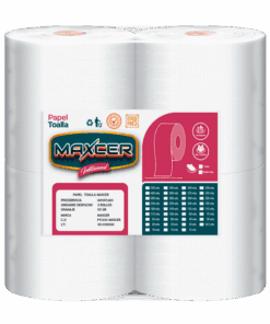 MAXCER PAPEL TOALLA 4 ROLLOS 200 METROS