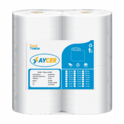 PAPEL TOALLA AYCER 4 ROLLOS  55  MTS