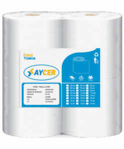 PAPEL TOALLA AYCER 4 ROLLOS  55  MTS