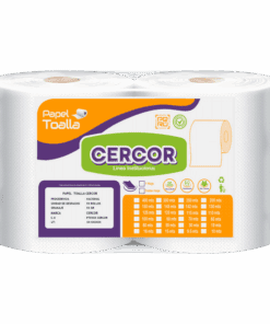 MOCKUP PAPEL TOALLA CERCOR 2 ROLLO 200 MTS