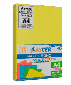 PAPEL BOND COLORES INTENSOS (NEÓN) 100 HOJAS 80 GR