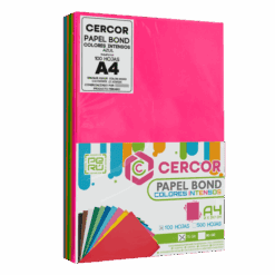 PAPEL BOND COLORES INTENSOS (NEÓN) 100 HOJAS VARIOS 75 GR