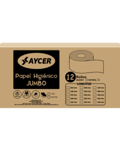 PAPEL HIGIENICO JUMBO AYCER 12 ROLLOS
