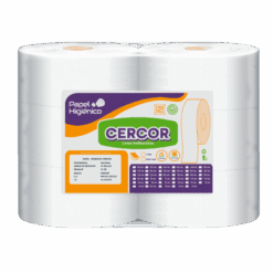 PAPEL HIGIENICO INTITUCIONAL CERCOR X 6 ROLLOS