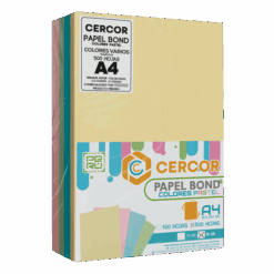 PAPEL BOND COLORES PASTEL 500 HOJAS VARIOS 75 GR