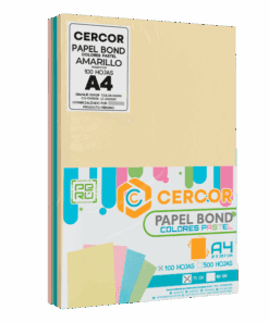 PAPEL BOND COLORES PASTEL 100 HOJAS 75 GR