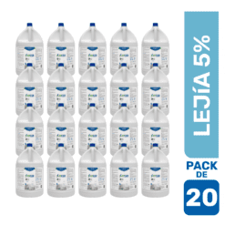 PACK LEJIA 5% - 20 UND LEJIA 5% AYCER 4 LITROS