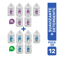 DUO PACK SUAVIZANTE + DETERGENTE 4 LITROS CERMAX